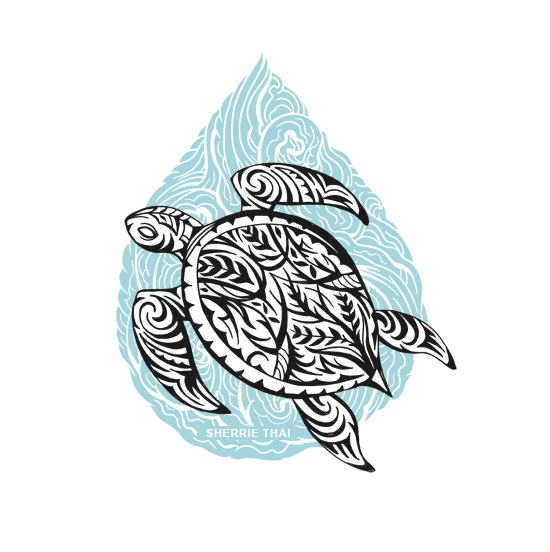 Artwork: Tribal Tattoo Underwater Animals | Shaire Productions