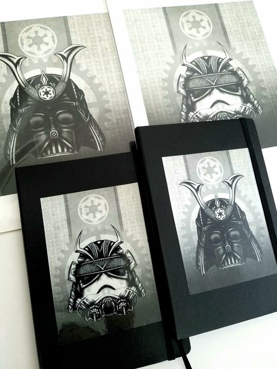 Star Wars steampunk samurai journals by Sherrie Thai of Shaireproductions.com on Etsy