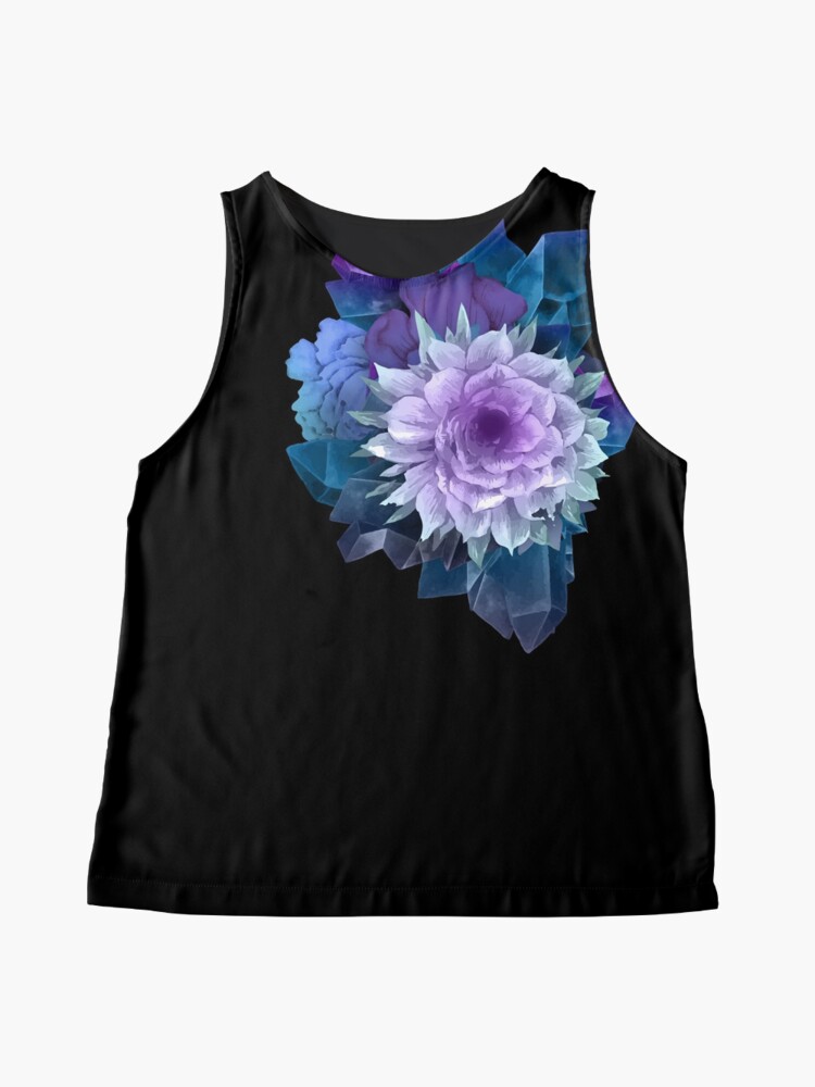 crystal floral sleeveless top, art by Sherrie Thai of Shaireproductions.com