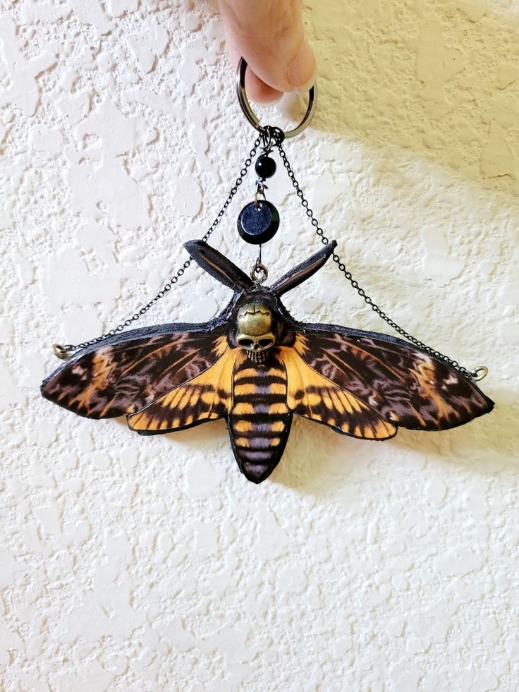 deathhead moth decor, art by Sherrie Thai of Shaireproductions.com