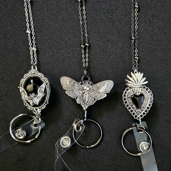 gothic lanyards, art by sherrie thai of shaireproductions